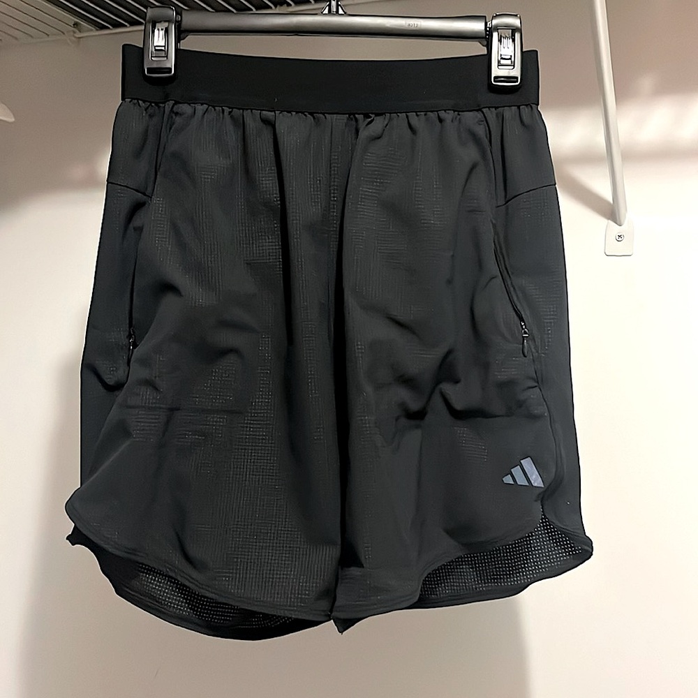 Black HEAT.RDY Adidas Mens small athletics shorts. Negotiable with pricing